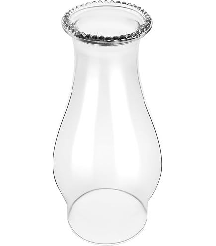 GANAZONO Frosted Glass Oil Lamp Chimney - Windproof, High-Temp Replacement Shade - View #8