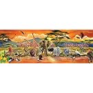 Melissa & Doug African Plains Safari Jumbo Jigsaw Floor Puzzle (100 pcs, over 4 feet long)
