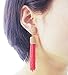 VK Accessories Bead Fringe Dangle Earrings Soriee Drop Earrings Beaded Tassel Ear Drop 3 Colors