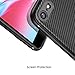 iPhone 7 Case iPhone 8 Case, iCOCEN [Carbon Fiber Texture Design] Durable Light Shockproof Cover Slim Fit Shell Soft TPU Silicone Gel Bumper Case for iPhone 7 (2016) / iPhone 8 (2017) 4.7 inch - Black