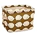 4 x Freedi Fabric Storage Cubes Foldable Cosmetic Toys Organizer Mini Square Storage Bins for Nursery with Handle