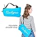 Inflatable Lounger - Portable Air Beds Sleeping Sofa for Travel, Camping, Beach, Park, Backyard, Hiking, Pool, Beach with Carry Bag (Blue)