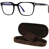 Tom Ford FT5818-B Square Shape Eyeglass Frame With Luxury Eyewear Kit