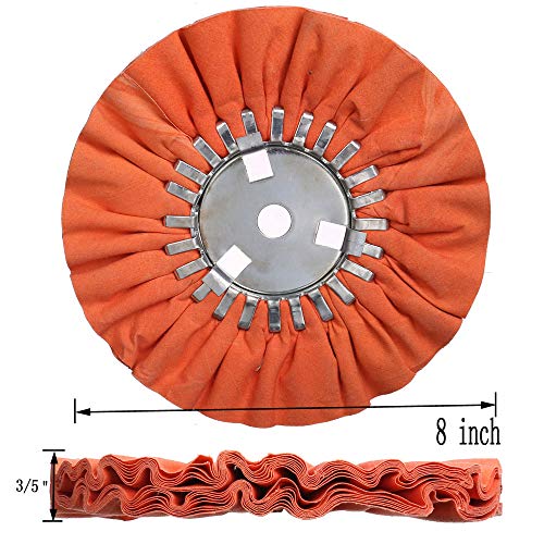 Airway Buffing Wheel Kit 4 Piece kit (1 pcs White & 1 pcs Orange & 1