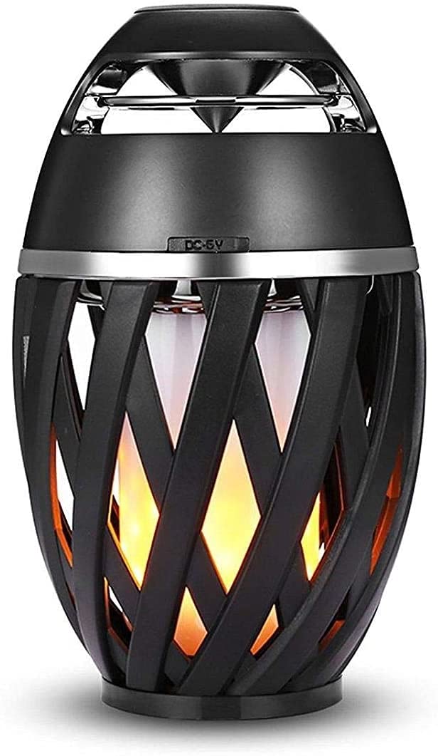 Flame Speaker Bluetooth Flame Speaker LED Flame HD Atmosphere Torch