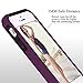 Ailun Case for iPhone 5s iPhone Se(2016) iPhone 5 Soft TPU Bumper Hard Shell Solid PC Back Shock Absorption Hybrid Dual Layer Slim Cover Purple