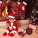 3 Rolls Buffalo Plaid Burlap Wired Ribbon Weave Ribbon with Wired Edge Bows Craft Decoration for Big Bow Wreath Tree Decoration Outdoor (Black and Red Plaid,2.4 Inches)