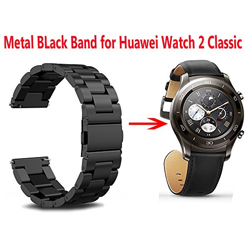 Huawei Smart Watch Bands 2 Classic Titanium Grey Band, 22mm Solid Stainless 607467268303 eBay