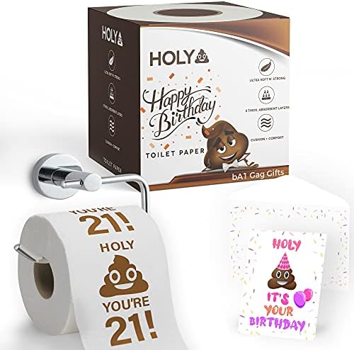 Printed TP 30th Birthday Gift Toilet Paper - Holy You're 30 Bday Party Funny Gag Gift Toilet Paper, 30 Happy Birthday Presents - 500 Sheets - Australia