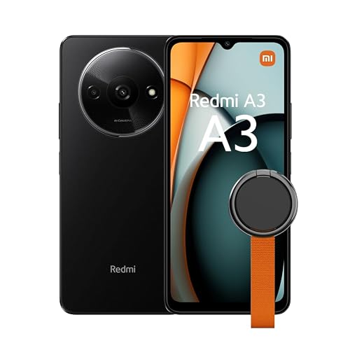 Xiaomi Redmi A3 Midnight Black-Smartphone-3+64GB,MediaTek Helio G36,5000mAh(typ) battery,AI dual camera system,Smooth 6.71“90 Hz Display（UK Version+2 Years Warranty）
