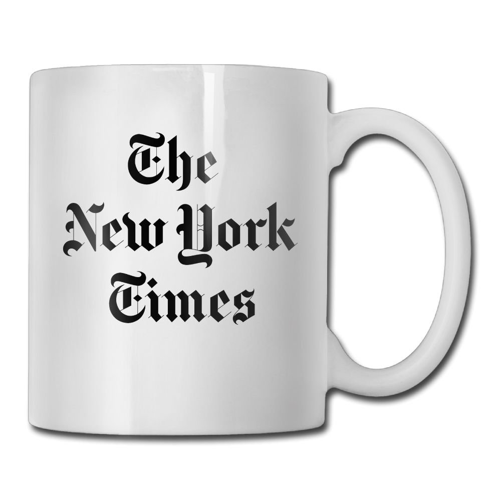 Amazon Com Jingclor New York Times Logo 11 Ounces Coffee Mug Novelty Ceramic White Tea Cup Coffee Tea Cup Gift For Father S Day Or Friend Mother Birthday Industrial Scientific