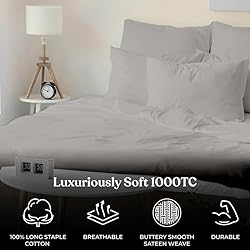 Bunny's Home 1000 Thread Count 4 Piece Sheet Set