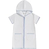 Nituyy Toddler Girls Boys Swim Cover Up Terry Cloth Swimsuit Coverup Wraps Zipper Bathing Suit Pool Beach Poncho Cover-Ups