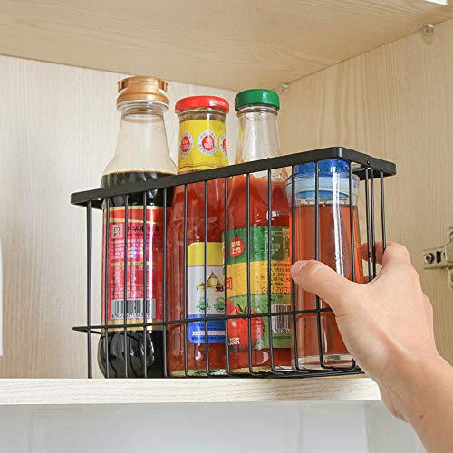 image for MOVEmen Fruit Basket Self-Adhesion Kitchen Bathroom Iron Wire Basket B
