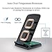 Fast Wireless Charger Stand Pad for iPhone 8/8 Plus,iPhone X/Xs Max/XR,Galaxy S9/S9+, S8/S8 Plus,Note 9 8 5,S7/S7 Edge,S6/S6 Edge/S6 Active,Nexus 6/5/4[Black]