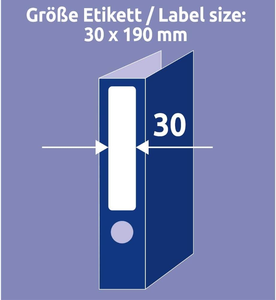 AVERY Zweckform C32266-10 Folder Spine Inserts (90 Spine Labels, 30 x 190 mm on A4 - Image 4