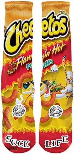 FSP Designs Cheeto Puffs Custom Performance Crew Socks