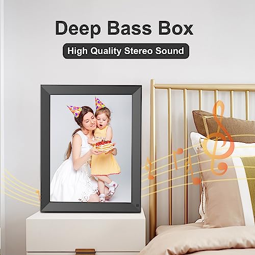 FULLJA 15 inch WiFi Smart Digital Photo Frame Large Digital Picture Frame, Full Function, 32GB