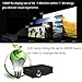 Mileagea LED Projector Mini Portable Multimedia 1080P Full HD WiFi Wireless Home Theater