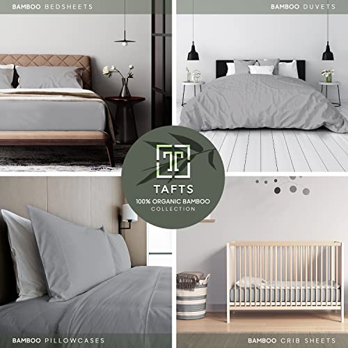 Tafts Bamboo Sheets Queen Size Bed Sheets 5 Piece Set Pure 100 