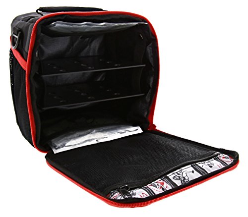 6 Pack Fitness Cube Americas #1 Choice in Meal Management 3 - Meal (Black/Red) - Thumbnail 4