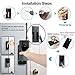 Wireless Doorbell Smart Door Bells Home Security Bell Camera with Battery, Real-Time Video and Two-Way Night Vision PIR Motion Detection（720P）
