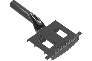 Livestock Hair Fur Grooming Rake Brush Farm Tool for Cattle Cow Sheep Horse, Ergonomic Design, Stainless Steel, Relieves Itch