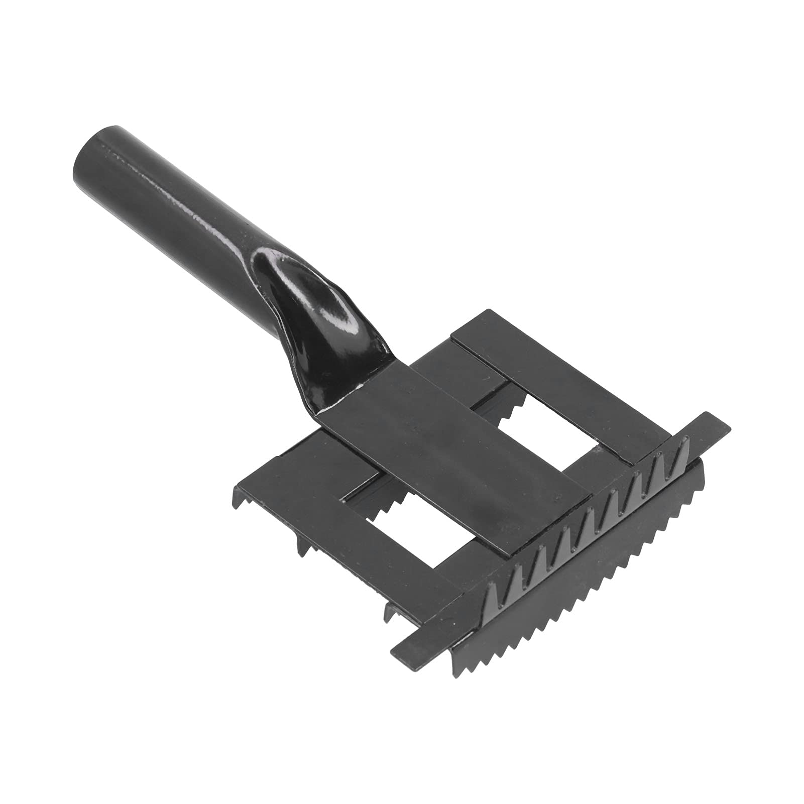 Cikonielf Livestock Grooming Comb, Horse Hair Antipruritic Comb, Stainless Steel, Black, Suitable for Sheep, Cattle and Other Poultry, Farmers, Ranchers, Livestock Owners