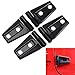 CheroCar Jeep Wrangler Door Hinge Covers for Jeep Wranlger Unlimited Rubicon Sahara Sports Accessories 2007-2018 JK JKU 4pcs Black