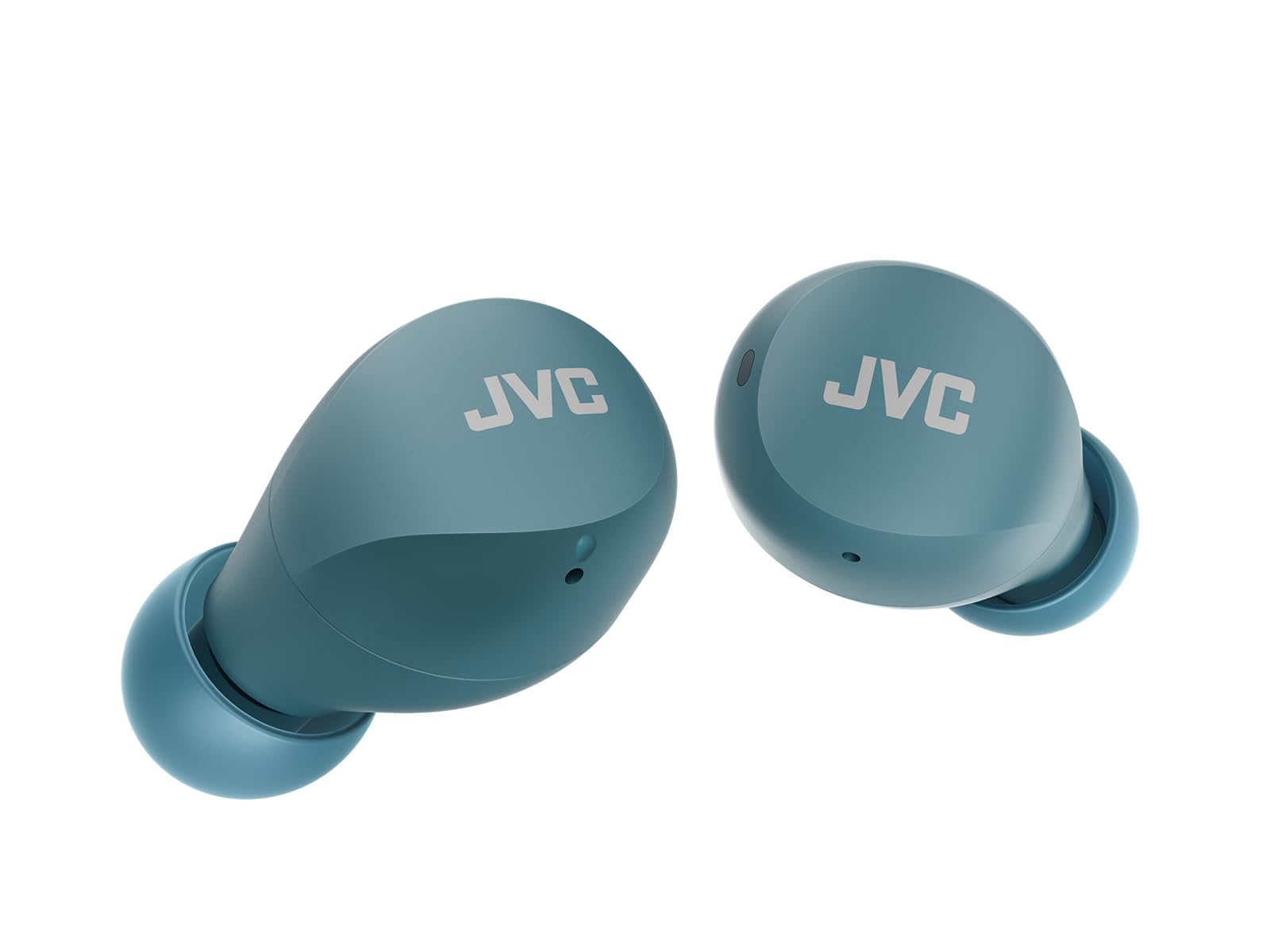 JVC HA-Z66T-Z Gumy Mini True Wireless Earbuds, 23 Hours Playback, Bluetooth 5.1, Compact and Lightweight, Water Resistance (IPX4), Green