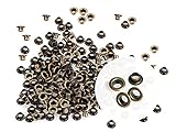 CRAFTMEMORE 1/8 Inch ID Grommets Eyelets 3MM Hole