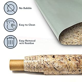 Instant Granite Venetian Gold Santa Cecilia Counter Top Film 36 X