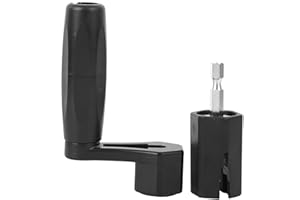 Black ABS Guitar String Winder Bridge Pin Peg Puller Combo Fast String Change Screwdriver Drill Bit Tool for Musicians Materi