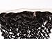 Nadula 8A Brazilian Hair Deep Wave Lace Frontal Closure 13x4 Free Part Closure Brazilian Human Hair Natural Color (16inch)