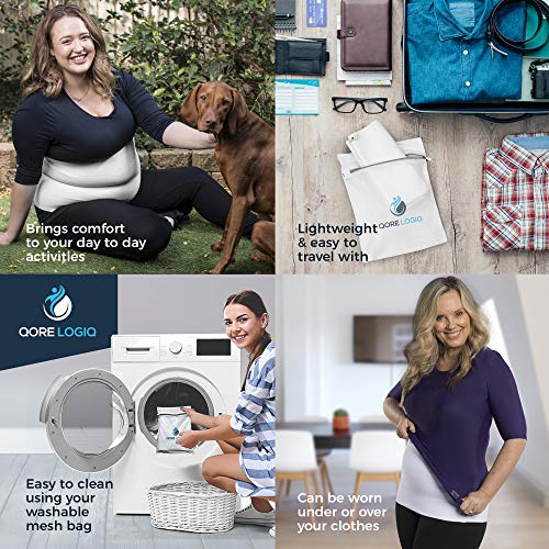 QORE LOGIQ Plus Size Abdominal Binder Post Surgery for larger Men + Women Postpartum Belly