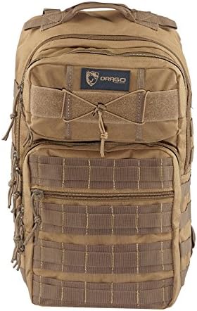 Drago Gear Ranger Laptop Backpack, 18" x 17.5" x 12.5", Tan