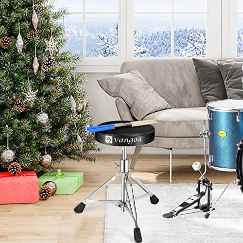 Vangoa Drum Throne, Padded Drum Stool Seat Chair for Kids Adults