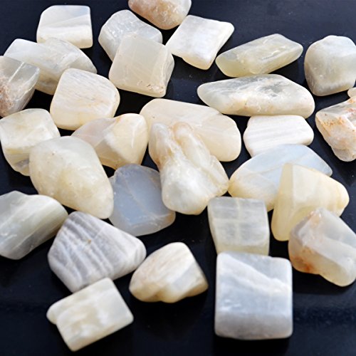 Tumbled White Moonstone-healing Chakra Stone W Fengshuisale Red String Bracelet Y1403
