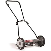 Great States 815-18 18-Inch 5-Blade Push Reel Lawn Mower, Grey