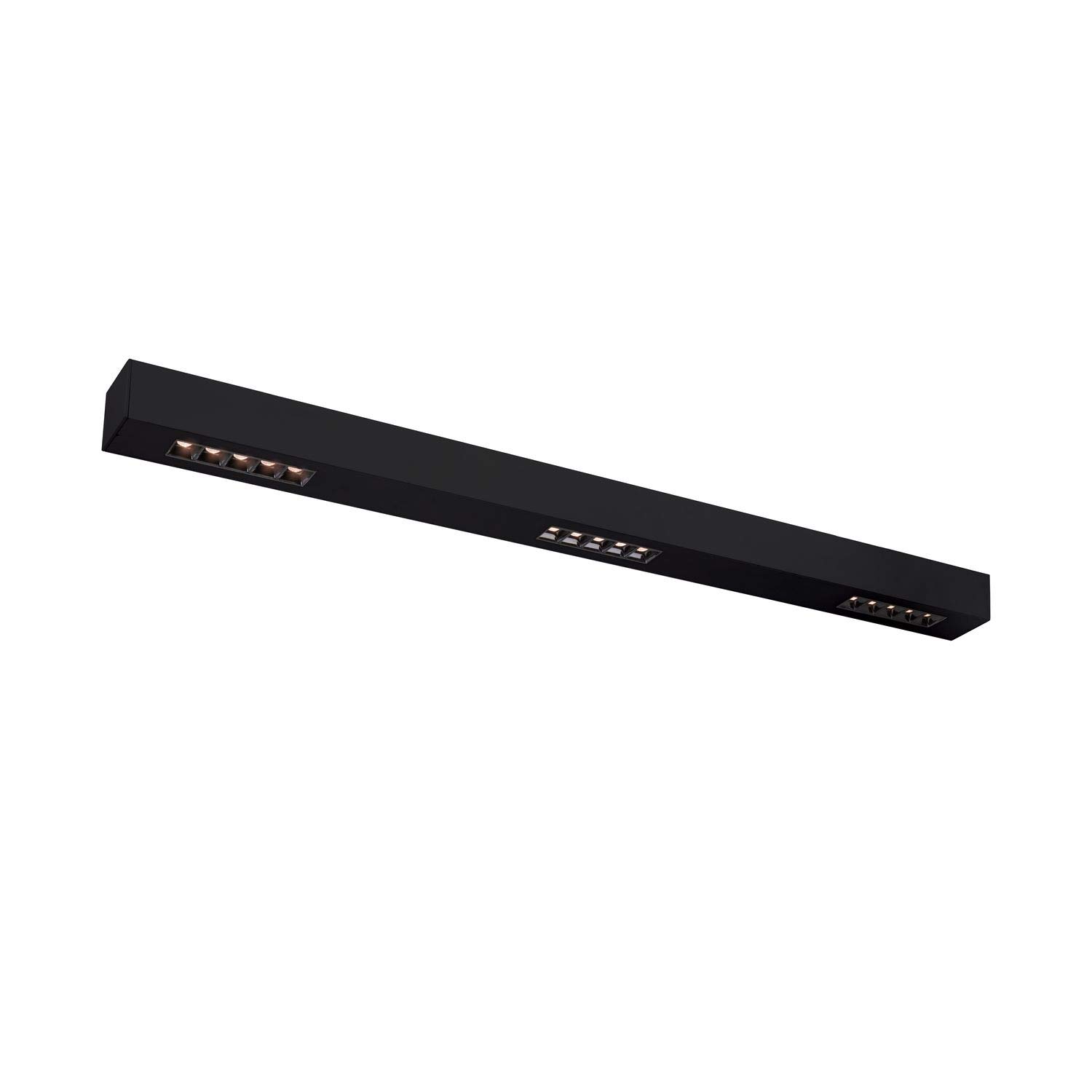 SLV Ceiling-Mounted Light Q-LINE CL/LED spot, floodlight, Ceiling Spotlight, Ceiling Light, Surface-Mounted Light, Indoor Lighting / 3000K 46W 2100lm Black dimmable 30 Degrees