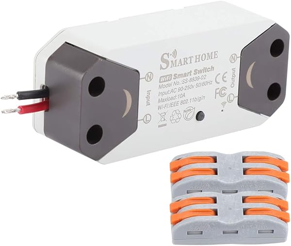 Smart WiFi Interruptor de luz Interruptor remoto Control remoto El temporizador de salida de automatizacin funciona con Alexa