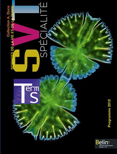 SVT, sciences de la vie et de la terre, Term S