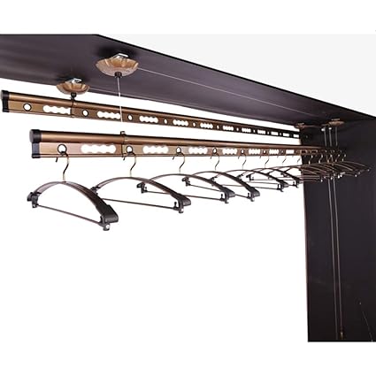 Drying Rack Modern Ceiling Wall Pulley Airer Machine Hand Lifting