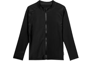 SwimZip UPF 50+ Long Sleeve Rash Guard for Boys' and Girls' - Baby, Toddler, Kids