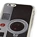 iPhone 6 6S Case ycmcover Matte Finish Heavy Duty Hard Back Cover Case with TPU Soft Bumper Old Fashion Vintga Camera