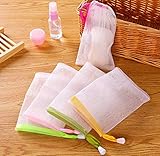 AKOAK 10 PCS Exfoliating Mesh Soap Pouch Bubble