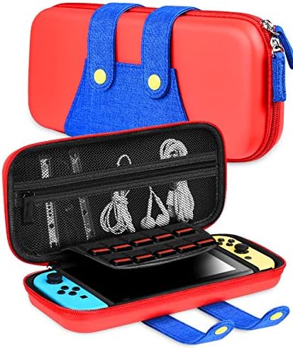 21年改良型 スイッチ ケース Beboncool Switch スリム ニンテンドースイッチ 収納 バッグ 防塵 防汚 耐衝撃 全面保護型 大容量 ゲームカード10枚 旅行用 キャリングセット 小物収納可 持ち運び便利 可愛い