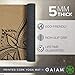 Gaiam Cork Yoga Mat | Print Design Natural Sustainable Cork Resists Germs and Odor | Non-Toxic TPE Rubber Backing | Great for Hot Yoga, Pilates (68-Inch x 24-Inch x 5mm Thick)thumb 1