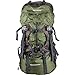 WASING 55L Internal Frame Backpack Hiking Backpacking Packs for Outdoor Travel Climbing Camping Mountaineering with Rain Cover - Green