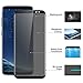 YCFlying Galaxy S8 Plus Privacy Screen Protector, S8 Plus Premium [3D Curved] [Case Friendly] [Anti-Scratch] 9H Hardness Tempered Glass Film Screen Protector for Samsung Galaxy S8 Plus (Black)